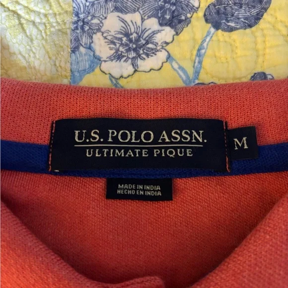 U.S. Polo Assn. Red Polo Shirt for Men - Picture 3 of 6